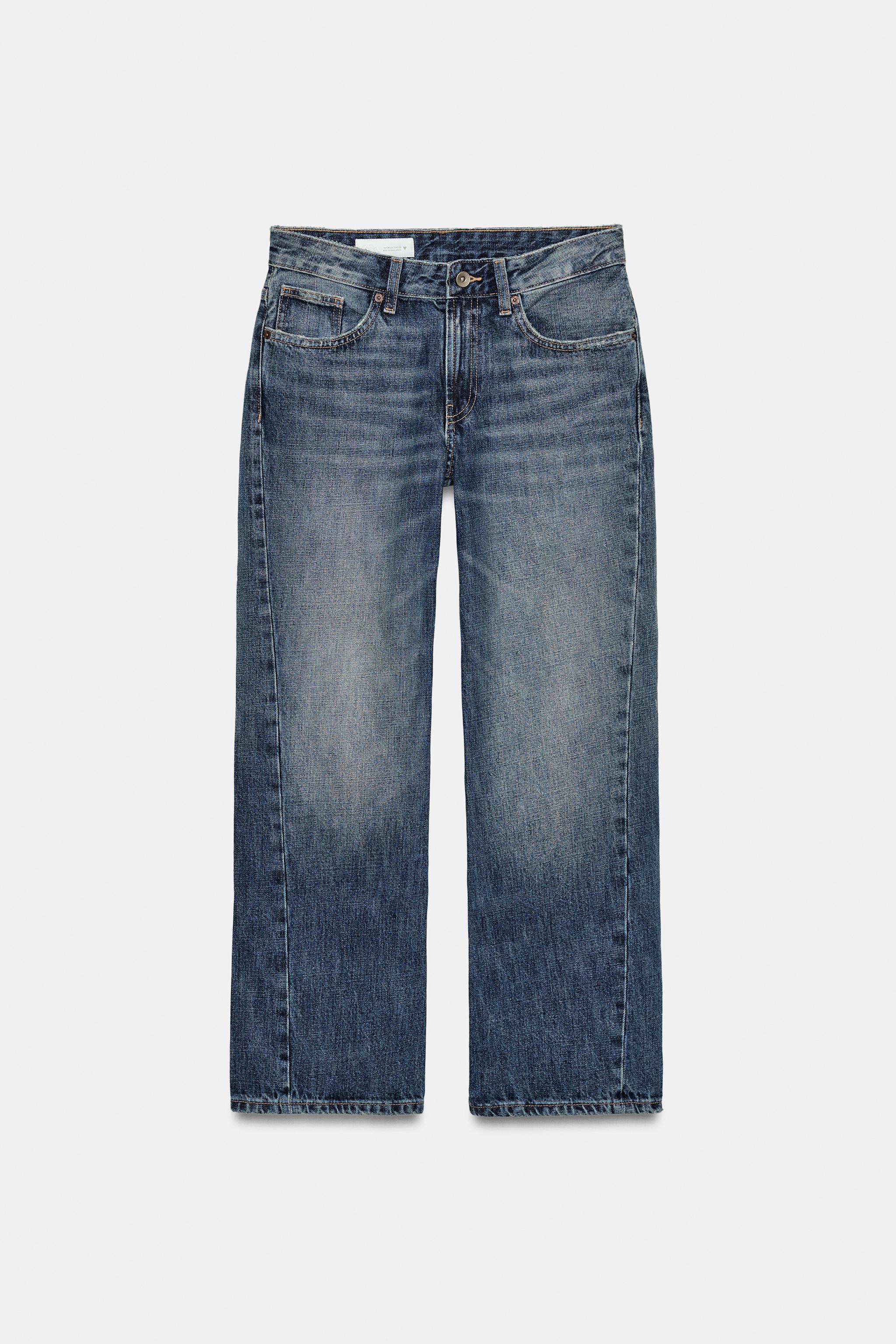 TRF MID-RISE CROPPED JEANS